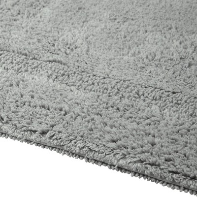 Lux Premium 100% Cotton Tufted Solid Reversible 4 PC Bath Rug Set – Ultra-Soft, Water-Absorbent, Durable, Machine Washable Bathroom Rug