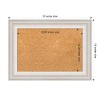 Amanti Art Trio White Wash Framed Corkboard, Natural Cork - 4 of 4
