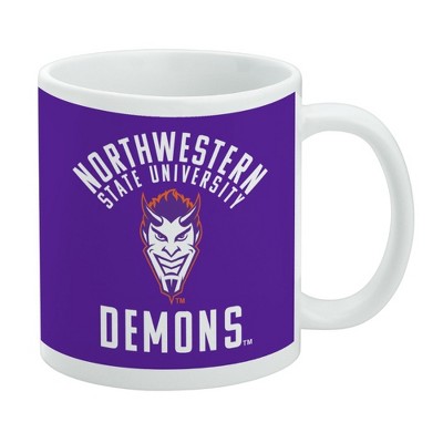 Northwestern State University Demons Ceramic Coffee Mug Novelty Gift Mugs for Coffee Tea and Hot Drinks 11oz White
