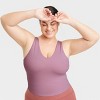 Women's Flex Light Support V-Neck Cropped Sports Bra - All In Motion™ - 3 of 3