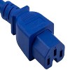SANOXY 6ft 14 AWG 15A 250V Power Cord (IEC320 C14 to IEC320 C15), Blue - 2 of 3