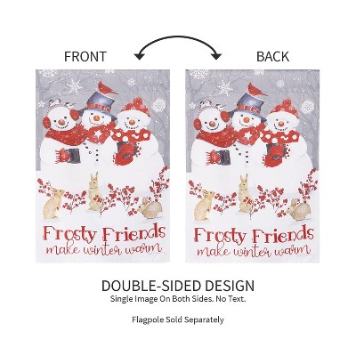 Evergreen Snow Crew Garden Flag - Thumbnail 3