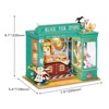 ROBOTIME Alice's Tea Store Dollhouse Kit Miniature DIY House Kit Birthday Gifts for Boys & Girls, Multicolor, 7.9"*5.4"*8.7" - 2 of 4