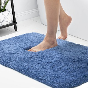 Deconovo Plush Non-Slip Bath Mat – Super Absorbent Rug (1 PC) - 1 of 4