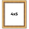 PosterPalooza | Photo Size Classic Modern Gold Frame - UV Acrylic, Foam Board Backing, Hanging Hardware - 2 of 4