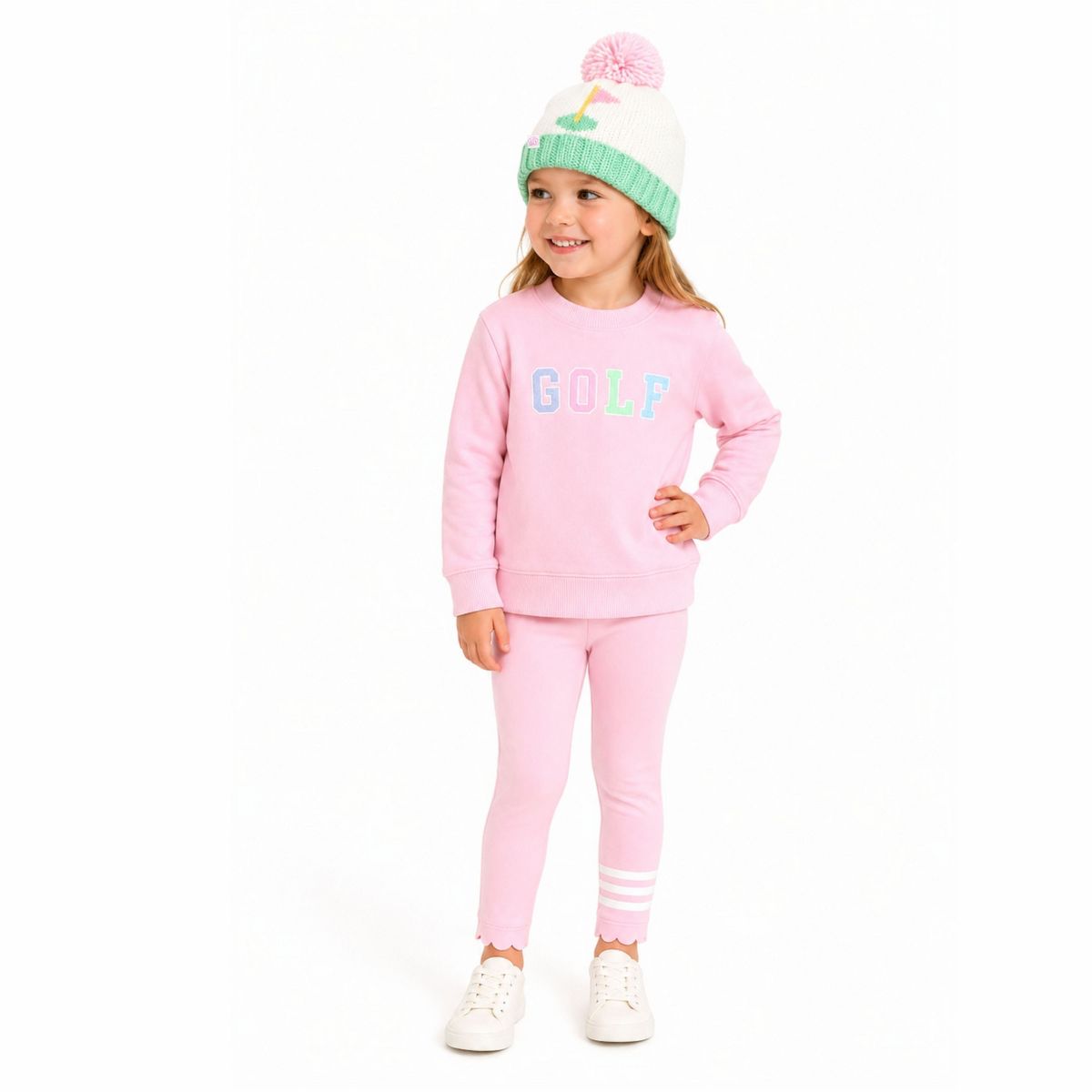 Bits & Bows Golf Flag Bobble Hat - thumbnail 4