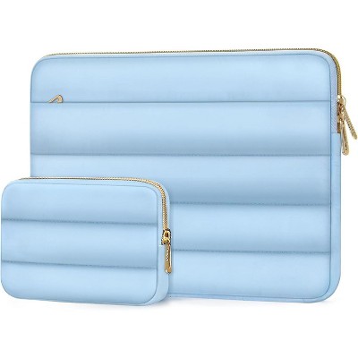Hachikiko 13-14 Inch Laptop Sleeve, Puffy Protective Case for MacBook Air 13 13.6 (M3/M2/M1) | MacBook Pro 13 14 (M4/M3/M2) | HP Dell Surface