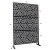 PAGED Patio Privacy Screen, Fence Privacy Screen for Deck Balcony Patio, Outdoor Privacy Screen Freestanding for Outside Lawn Garden - 3 of 4