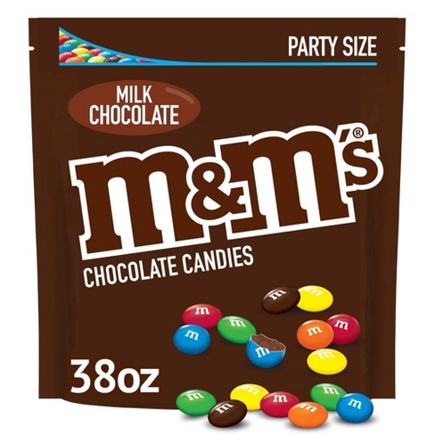 M&M'S Milk Chocolate Single Size Candy, 36ct