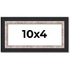 PosterPalooza | Panoramic Simple Silver Picture Frame - UV Acrylic, Foam Board Backing, Hanging Hardware - 2 of 4