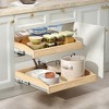 LOVMOR Pull Out Cabinet Organizer 10.5" W x 21" D, Soft Close Slide Out Drawer Storage for Kitchen, Pull-Out Organizer Storage for Base Cabinet - 3 of 4