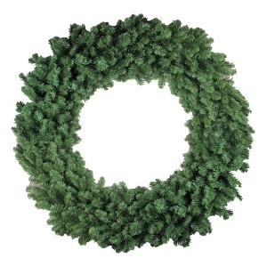 Northlight Colorado Spruce Artificial Commercial Christmas Wreath - 5' - Unlit - 1 of 3