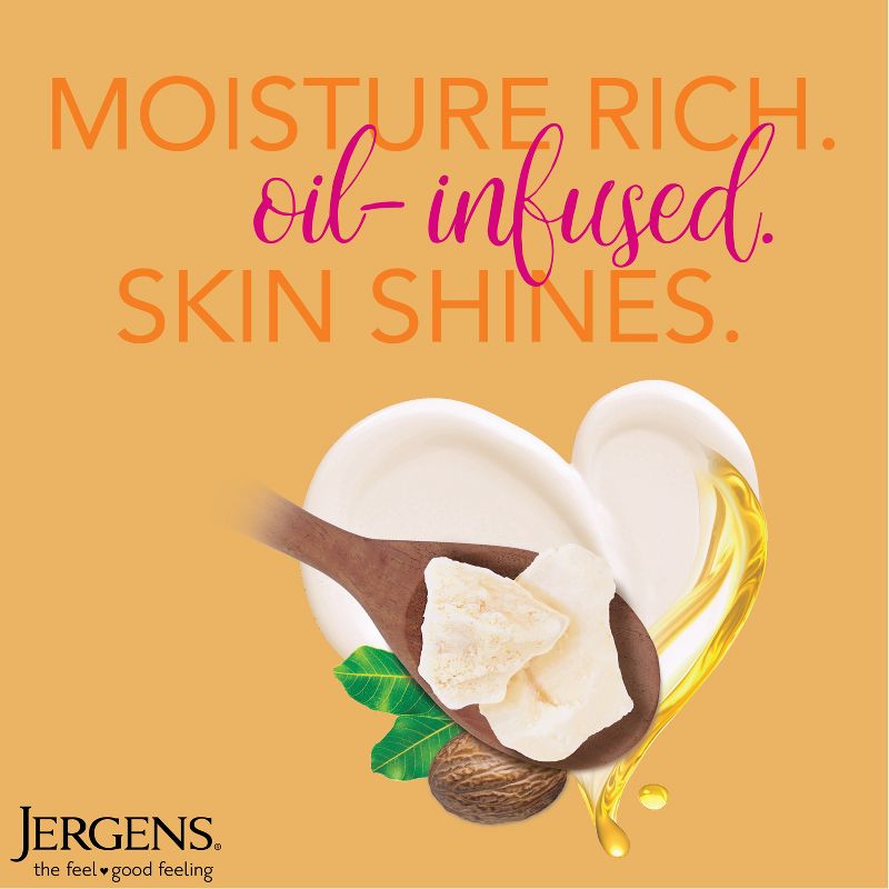Jergens Enriching Shea Butter Hand and Body Lotion for Dry Skin, 6 of 13