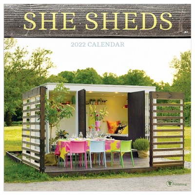 2022 Wall Calendar She Sheds- The Time Factory