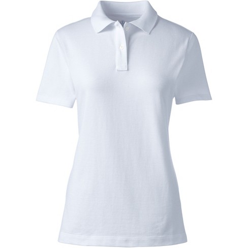 White polo 2025 shirt womens target