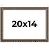 PosterPalooza | Sculpted Silver Picture Frame - UV Acrylic, Backing Board, Hanging Hardware Included - 2 of 4