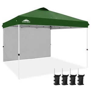 EAGLE PEAK 12x12ft Pop Up Canopy with One Sidewall, Easy Setup Event Instant Tent - 1 of 4