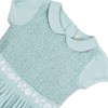 Hope & Henry Baby Girls' Organic Puff Sleeve Smocked Party Dress with Peter Pan Collar, Infant - 2 of 4