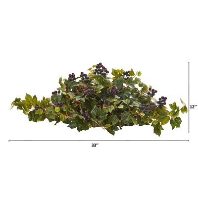 Lush Silk Fern in Decorative Pot - 17.5" Outdoor Elegance