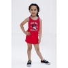 Disney Minnie Mouse Toddler Girls Tank Jersey Dress Red 3T - 2 of 4