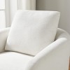 VANOMi 28.7" Modern Swivel Barrel Accent Chair with Removable Back Cushion - 3 of 4