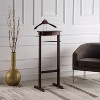 Proman Products Kingston III Valet Stand with Drawer, Contour Hanger, Trouser Bar, Tie & Belt Hooks and Shoe Rack - VL16260 - 2 of 4