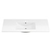 APRILSOUL Bathroom Vanity Sink Top with Three Holes, Ceramic Vanity Sink Top with Overflow, Drop in Bathroom Vessel Sink, Glossy White - 2 of 4