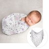 Sweet Jojo Designs Girl Newborn Baby Layette Gift Set Watercolor Floral Purple Pink and White 8pc - 3 of 4