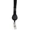 SICURIX Lanyard, Rope Style, 2 J Hooks, Black, Pack of 12 - 2 of 4