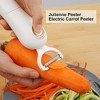 Insta 5-in-1 Electric Peeler with Recipe Book & Oil Brush – White - 3 of 4