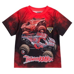 Monster Jam Grave Digger El Toro Loco Megalodon Truck T-Shirt - 1 of 4