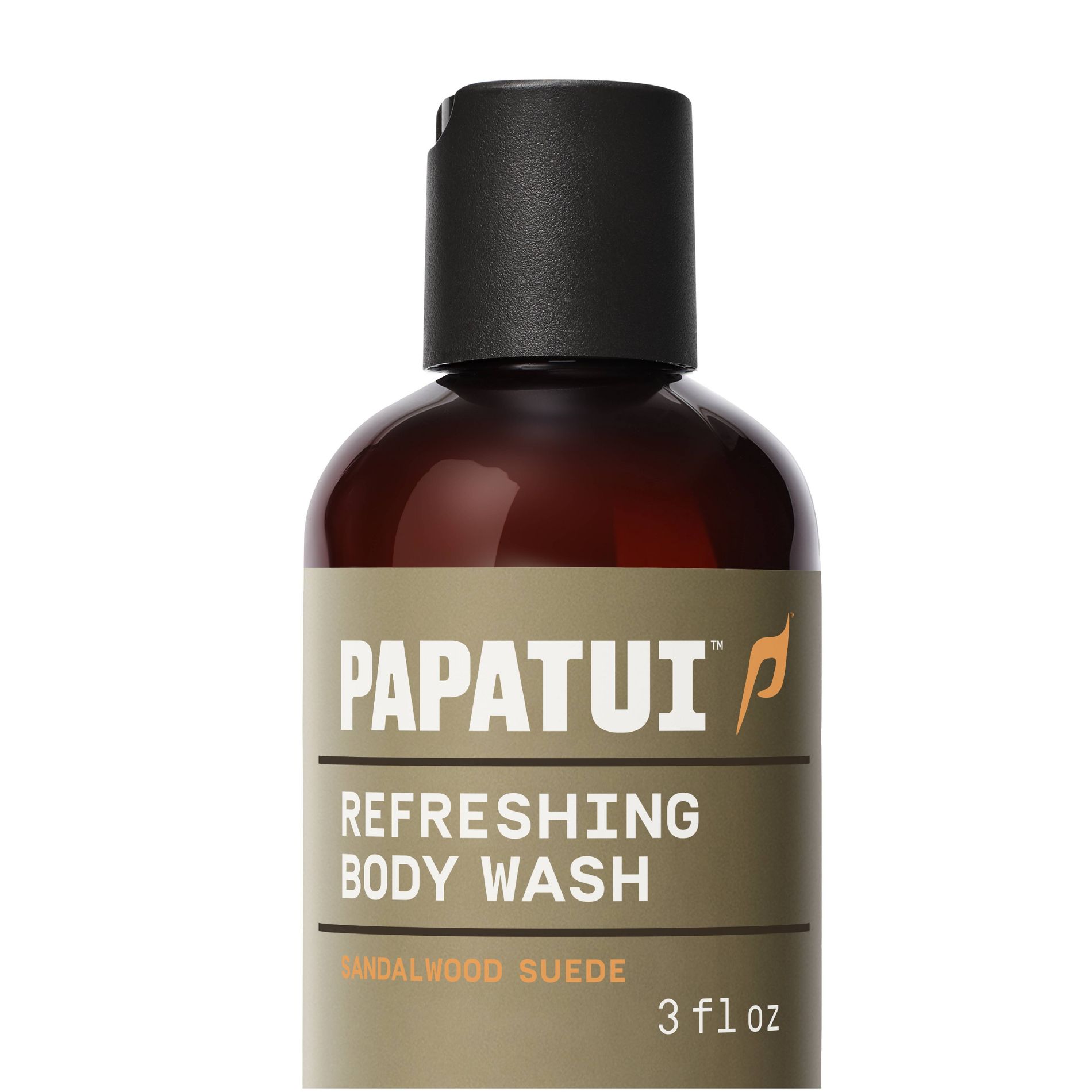 Papatui Mini Body Wash Sandalwood Suede - 3 fl oz