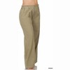 Women's Wide Leg Paper Bag Pants - Plus - ZENANA - 2 of 3