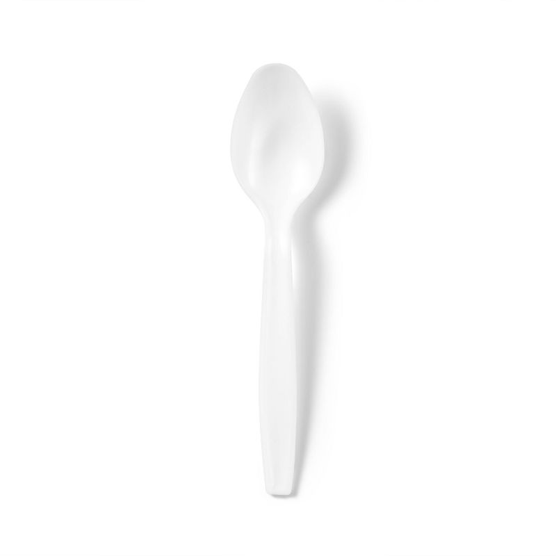 Plastic Spoons Disposable Tableware - 48ct - Smartly&#8482;, 2 of 4