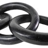 Three Link Decorative Chain Black Marble - Foreside Home & Garden