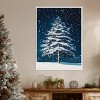 Amanti Art Winter Snowy Pine Tree by Pictufy Studio Canvas Wall Art Print Framed - 4 of 4