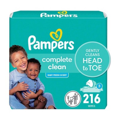 Pampers Baby Clean Fresh Scented Baby Wipes (Select Count)