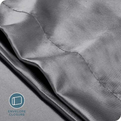 Gray Standard Mulberry Silk Hypoallergenic Pillowcase