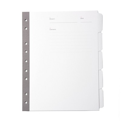 Russell+Hazel Tab Dividers Mini Smartdate 5ct