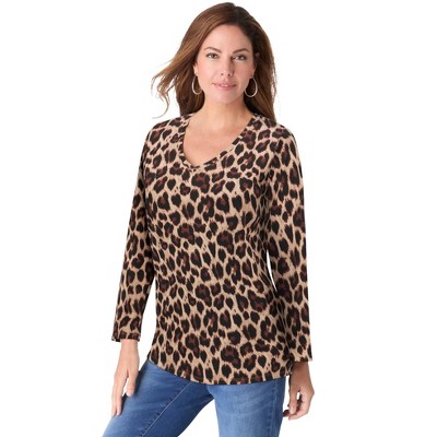Roaman's Ultimate Long Sleeve V Neck Tee