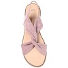 Journee Collection Womens Deleece Tru Comfort Foam Sling Back Low Block Heel Sandals Purple 6 - 4 of 4