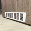 Unique Bargains Aluminum Rectangle with Mounting Screw Cabinet Air Vent Cover 2 Pcs - 4 of 4