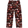 Seven Times Six Alice In Wonderland Pjs Womens Queen Of Hearts All Over Print Pajama Pants - 2 of 3