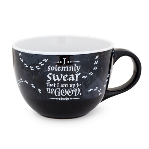  Harry Potter Marauder's Map Travel Cup with Straw - I Solemnly  Swear That I Am Up to No Good - Acrylic Tumbler with Silver Design - 22 oz  : Home & Kitchen