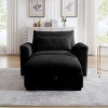 Corduroy Sofa Couch,Modular Sofa With Storage Ottoman,Deep Seat Couch,Sofa Couch For Living Room,Apartment-Cuddlewood - 3 of 4
