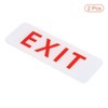 Unique Bargains Acrylic Self-Adhesive Door Business Exit Sign 2 Pcs - 3 of 4
