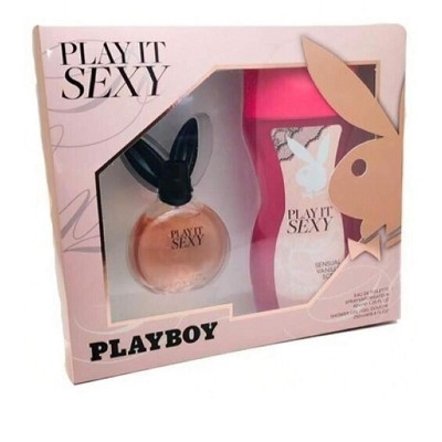 Playboy Play It Sexy 2 Pc Set Women Edt Spray 1.35, Shower Gel 8.4 Oz