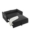VYNXARIA Sleeper Sofa Bed,3-in-1 adjustable sleeper with pull-out bed, 2 lumbar pillows and side pocket,suitable for living room bedroom - 4 of 4