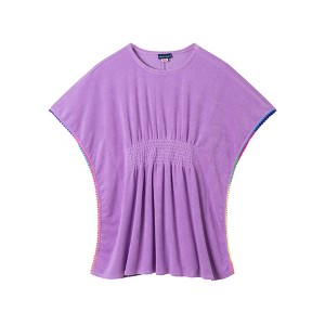 Andy & Evan  Kids  Purple Terry Caftan Cover-Up - 1 of 4
