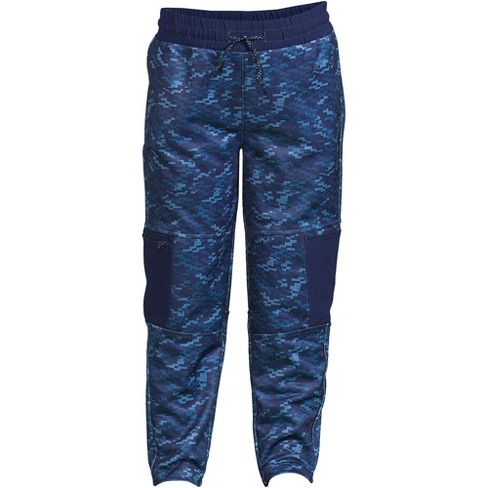 Lands' End Kids Athletic Tech Fleece Sweat Pants - Small - Deep